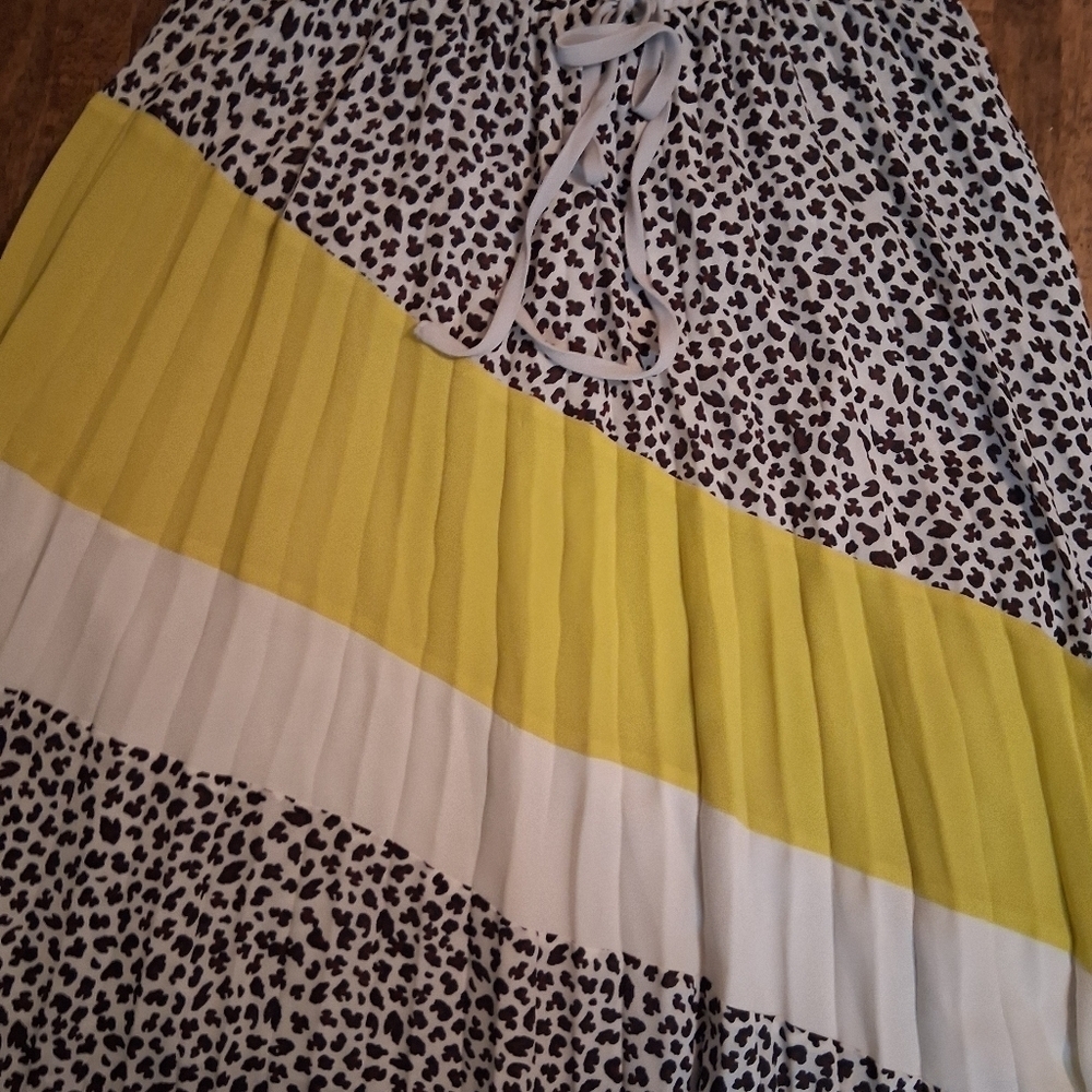 Jamison Evereve Leoard Print Maxi Skirt L - Picture 3 of 6
